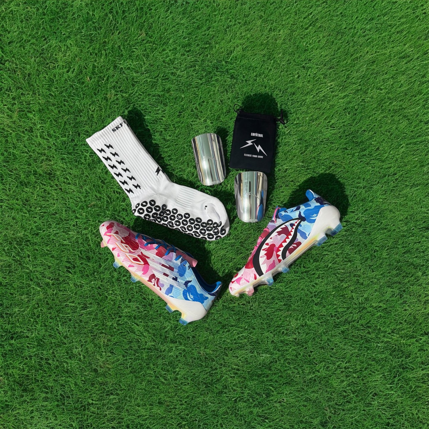 Mini Lightning Shins: Platinum Touch