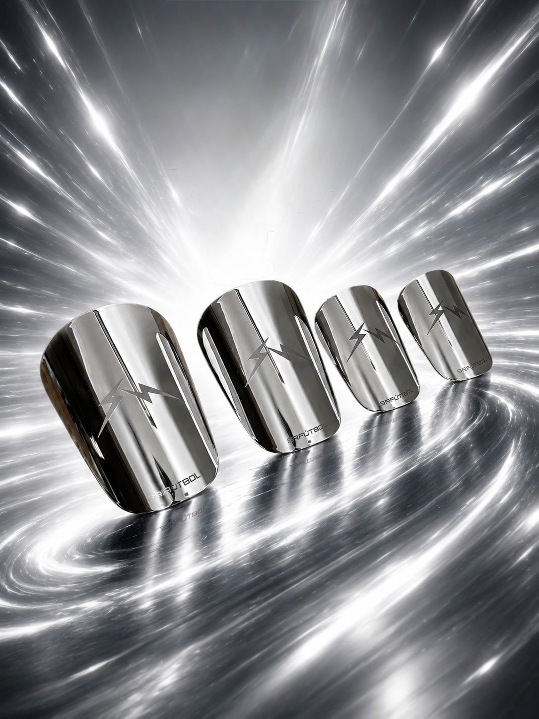 Mini Lightning Shins: Platinum Touch